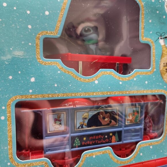 Disney Lilo & Stitch Christmas Holiday Express Ready to Play Train Set - Picture 6 of 8